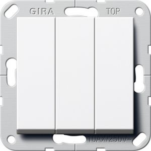 Выключатель Британский стандартx (BS EN 60669-1), 3-клавишн., переключение ― GIRA shop