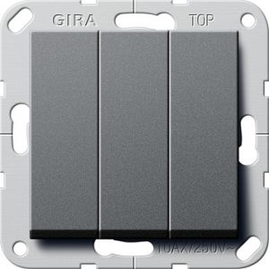 Выключатель Британский стандартx (BS EN 60669-1), 3-клавишн., ВКЛ/ОТКЛ. ― GIRA shop