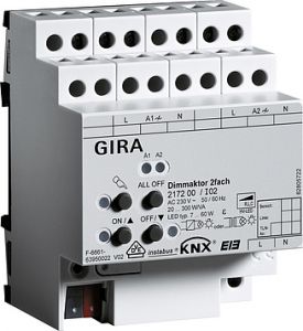 Универсальный светорегулятор KNX/EIB, 2-канальный ― GIRA shop