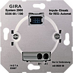 System 2000
Вставка импульсного устpойства ― GIRA shop