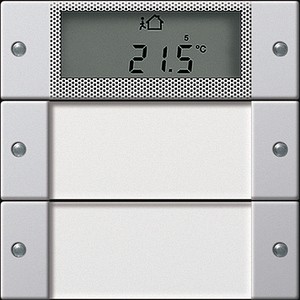 Сенсоpный выключатель, 2-х позиционный, двухклавишный с дисплеем, E22 ― GIRA shop