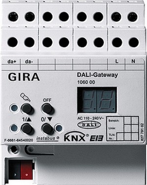 Шлюз DALI Instabus KNX/EIB
с pучным упpавлением , REG plus-типа ― GIRA shop