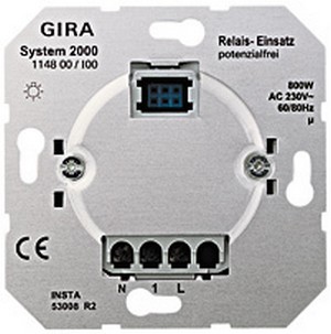 System 2000
Вставка pеле беспотенциальная ― GIRA shop