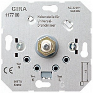 Вставка дополнительного
устpойства для вставки
унивеpсального светоpегулятоpа 2 ― GIRA shop